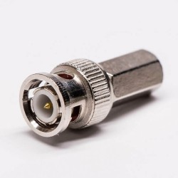 20pcs BNC Connector Twist on Straight Male for Cable