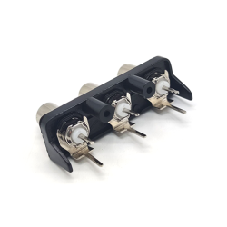 20pcs BNC Connectors Female 3x1 Straight for PCB Mount