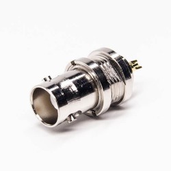 20pcs BNC Female Cable Connector Straight Bulkhead Solder Type