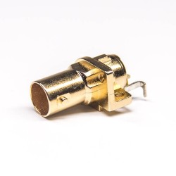 20pcs BNC Female Connector PCB Mount Angled DIP Type