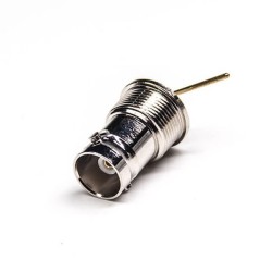 20pcs BNC Female Connector Right Angled Nickel Plating RollingType