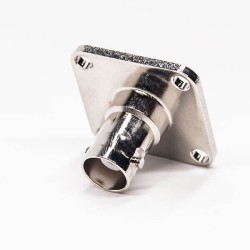20pcs BNC Flange Mount 4 Hole Female Connector Solder Type