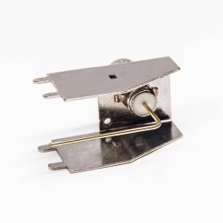 20pcs BNC Jack Connector Right Angle Through Hole for PCB Mount