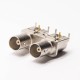 20pcs BNC PCB Right Angle Dual Female Connector Through Hole 20pcs BNC PCB Right Angle Dual Female Connector Through Hole