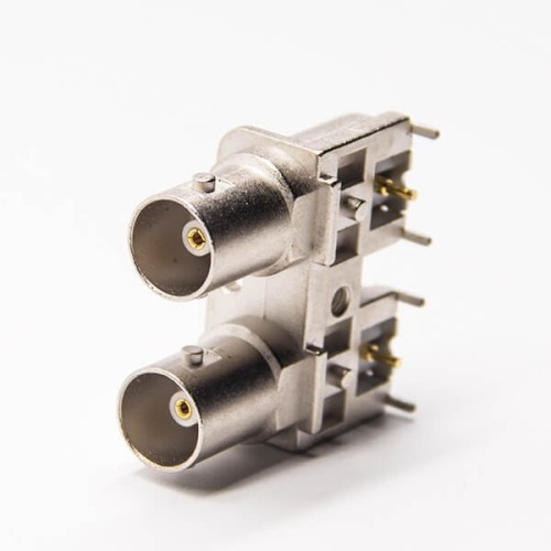 20pcs BNC PCB Right Angle Dual Female Connector Through Hole 20pcs BNC PCB Right Angle Dual Female Connector Through Hole