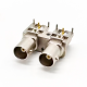 20pcs BNC PCB Right Angle Dual Female Connector Through Hole 20pcs BNC PCB Right Angle Dual Female Connector Through Hole