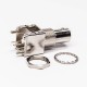 20pcs BNC Receptacle White Jack Straight for PCB 20pcs BNC Receptacle White Jack Straight for PCB