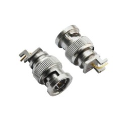 20pcs BNC Right Angle Zinc Alloy Male Connector for PCB