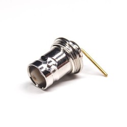 20pcs BNC Rolling Type Connector Female Right Angled Nickel Plating