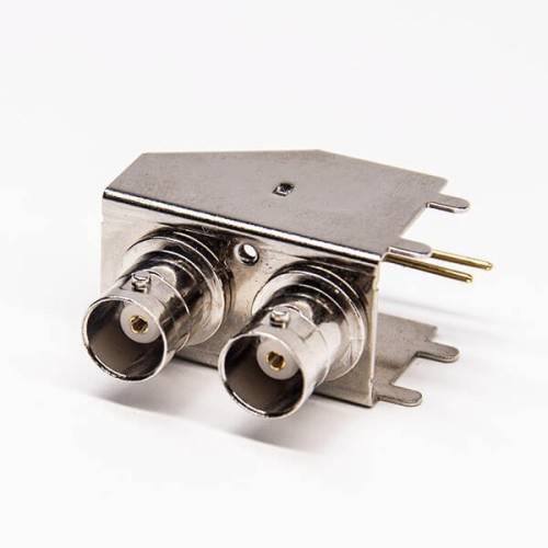 20pcs Dual BNC Connector 90 Degree Female Through Hole 20pcs Dual BNC Connector 90 Degree Female Through Hole