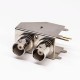 20pcs Dual BNC Connector 90 Degree Female Through Hole 20pcs Dual BNC Connector 90 Degree Female Through Hole