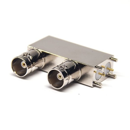 20pcs Dual BNC Connector Female Type 90 Degree Through Hole for PCB 20pcs Dual BNC Connector Female Type 90 Degree Through Hole for PCB
