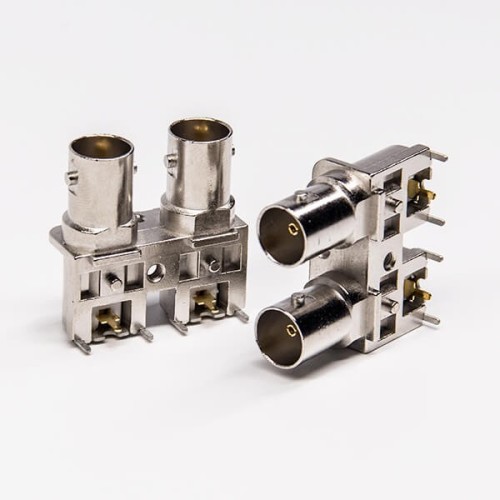 20pcs Female BNC Connector Angled Dual Female PCB 20pcs Female BNC Connector Angled Dual Female PCB