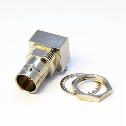 20pcs Female BNC Nickel Plating Right Angled Through Hole Connector 20pcs Female BNC Nickel Plating Right Angled Through Hole Connector