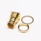 20pcs Gold Plated BNC Connector 180 Degree Female Plate Edge Mount 20pcs Gold Plated BNC Connector 180 Degree Female Plate Edge Mount
