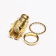20pcs Gold Plated BNC Connector 180 Degree Female Plate Edge Mount 20pcs Gold Plated BNC Connector 180 Degree Female Plate Edge Mount