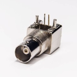 20pcs PCB Mount BNC Female Coaxial Connector Jack Through Hole for PCB Mount