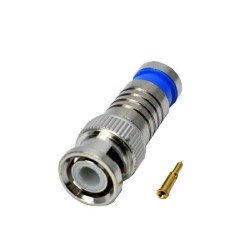 20pcs RG6 BNC Connectors Compression Type 50ohm