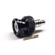 BNC Antenna Connector Straight Male Solder Type with Black Electrophoresis BNC Antenna Connector Straight Male Solder Type with Black Electrophoresis