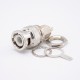 BNC Bulkhead Plug Connector Straight Solder Type for Coaxial Connector BNC Bulkhead Plug Connector Straight Solder Type for Coaxial Connector