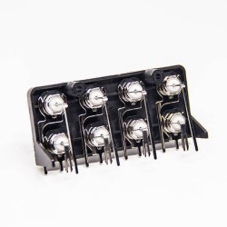 BNC Connector Angled 2x4 Jack coaxial for PCB