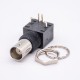 BNC Connector Auto Black Angled Jack for PCB