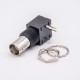 BNC Connector Auto Black Angled Jack for PCB