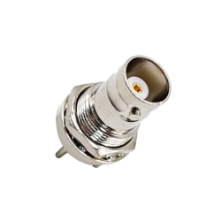 BNC Connector Bulkhead Coaxial Jack Straight for PCB