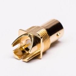BNC Connector Gold Jack Margin Surface Mount for PCB