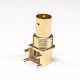 BNC Connector Panel Mount Female Right Angled Bulkhead DIP Type for PCB Mount 75Ohm BNC Connector Panel Mount Female Right Angled Bulkhead DIP Type for PCB Mount 75Ohm