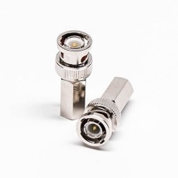 BNC Connector Plug RF Coaxial Connector Male Clamp Type to Cable
