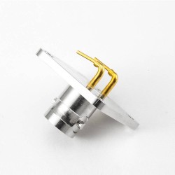 BNC Connector Socket for Panel Mount 4 Hole Flange PCB Through Hole