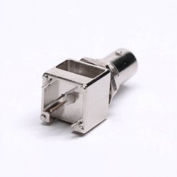 BNC Connector Straight Nickel Plated Female for PCB Mount