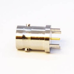 BNC Connector Through Hole Straight Female for PCB Mount Through Hole 75Ohm