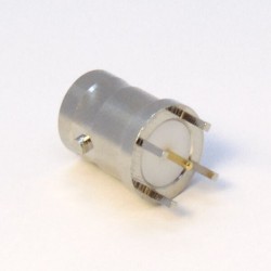 BNC Connector Through Hole Straight Female for PCB Mount Through Hole 75Ohm