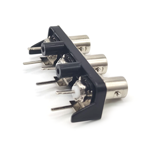 BNC Connectors Female 3x1 Straight for PCB Mount BNC Connectors Female 3x1 Straight for PCB Mount