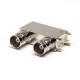 Bnc Double Female Connector Angled DIP Type for PCB Mount Bnc Double Female Connector Angled DIP Type for PCB Mount