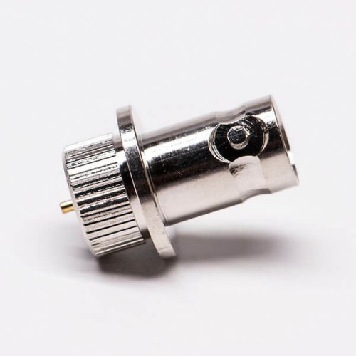 BNC Famale Connector for Panel Mount Vertical Type with Straight knurl BNC Famale Connector for Panel Mount Vertical Type with Straight knurl