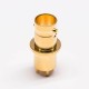 BNC Famale Connector Panel Mount Gold Plated Straight Through Hole