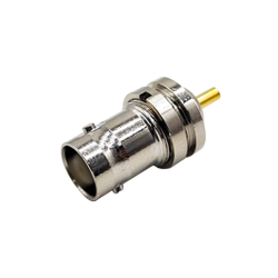 BNC Female Cable Connector Straight Bulkhead Solder Type