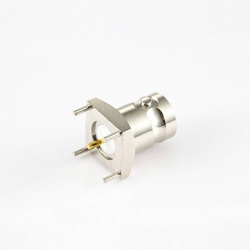BNC Female Connector for PCB Straight Through Hole