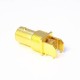 BNC Female Connector Gold Plating Angled Degree for PCB Mount 1.7mm Through Hole 75Ohm