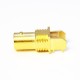 BNC Female Connector Gold Plating Angled Degree for PCB Mount 1.7mm Through Hole 75Ohm