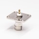 BNC Flange Mount 4 Hole Female Connector Solder Type BNC Flange Mount 4 Hole Female Connector Solder Type