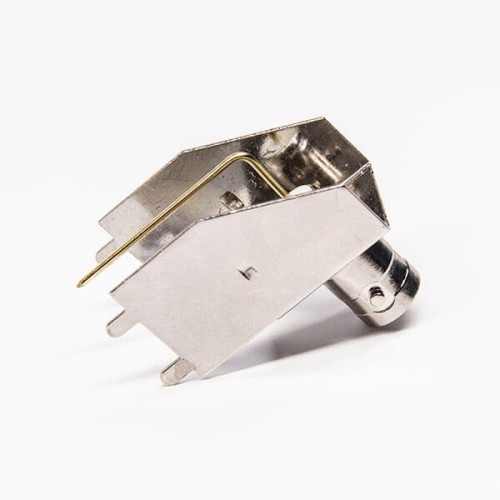 BNC Jack Connector Right Angle Through Hole for PCB Mount