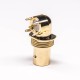 BNC Jack Connector Right Angled Bulkhead for PCB Mount
