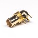 BNC Jack Connector Right Angled Bulkhead for PCB Mount