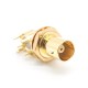 BNC Jack Connector Right Angled Bulkhead for PCB Mount