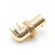 BNC Jack Connector Right Angled Bulkhead for PCB Mount