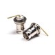 BNC Rolling Type Connector Female Right Angled Nickel Plating BNC Rolling Type Connector Female Right Angled Nickel Plating